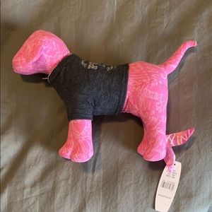 NWT Pink Plush Dog